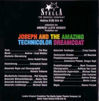 CD Andrew Lloyd Webber: Andrew Lloyd Webber's Musical-Welterfolg: Joseph And The Amazing Technicolor Dreamcoat (Deutsche Originalaufnahme) 155421