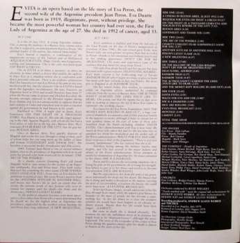 2LP Andrew Lloyd Webber: Evita: Premiere American Recording