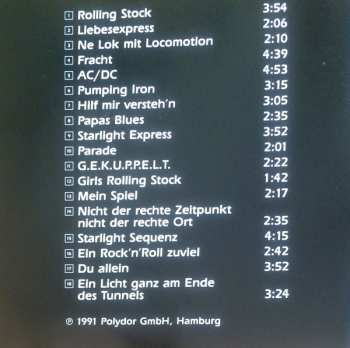 CD Andrew Lloyd Webber: Starlight Express - Die Höhepunkte Der Deutschen Aufführung Mit Dem Bochumer Ensemble 275262