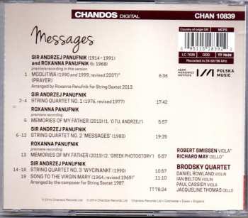 CD Andrzej Panufnik: Messages, Chamber Works For Strings 304682