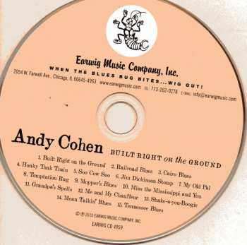 CD Andy Cohen: Built Right On The Ground 308493