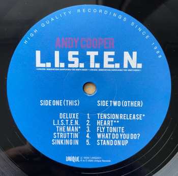 LP Andy Cooper: L.I.S.T.E.N. (Lyrical Innovation Supplying The Ears Need) 512229