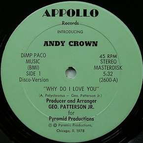 Album Andy Crown: Why Do I Love You