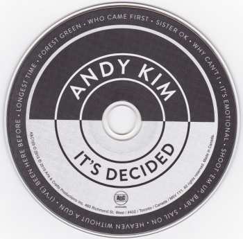 CD Andy Kim: It's Decided 174336