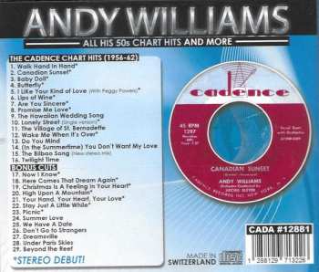 CD Andy Williams: All His 50s Chart Hits And More