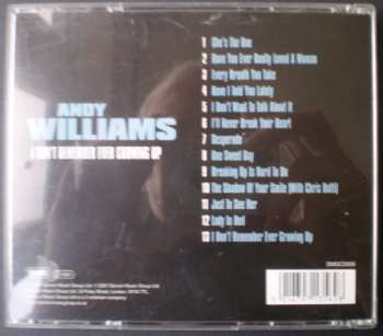 CD Andy Williams: I Don't Remember Ever Growing Up 541233