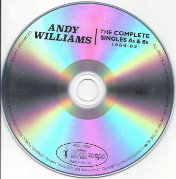 2CD Andy Williams: The Complete Singles As & Bs 1954-62 436763
