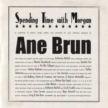 CD Ane Brun: Spending Time With Morgan 101179