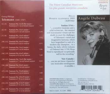 CD Angèle Dubeau: Twelve Fantasias For Violin Without Bass 463149