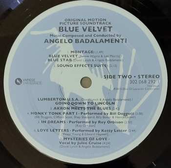 LP Angelo Badalamenti: Blue Velvet (Original Motion Picture Soundtrack)  351464