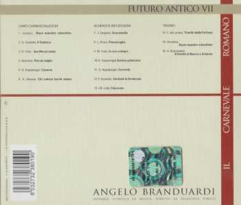 CD Angelo Branduardi: Futuro Antico VII - Il Carnevale Romano 278873