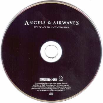 CD Angels & Airwaves: We Don't Need To Whisper 39738