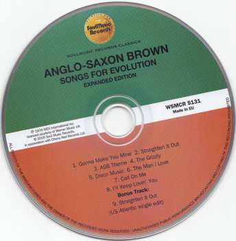 CD Anglo Saxon Brown: Songs For Evolution 254775