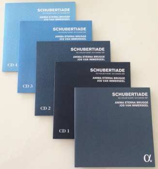 4CD/Box Set Anima Eterna: Schubertiade 'Du Holde Kunst, Ich Danke Dir' 117320