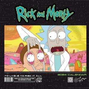 Album Animation Calendar: Rick & Morty 2024 Calendar
