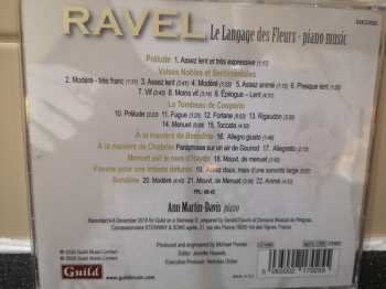 CD Ann Martin-Davis: Ravel Le Language Des Fleurs- Piano Music 315852