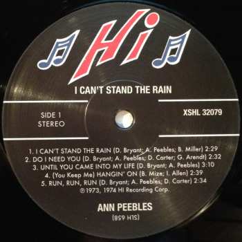 LP Ann Peebles: I Can't Stand The Rain LTD 76322
