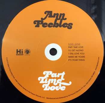 LP Ann Peebles: Part Time Love 248329