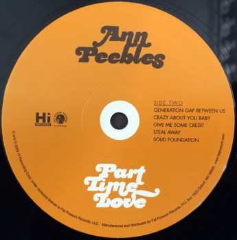 LP Ann Peebles: Part Time Love 248329