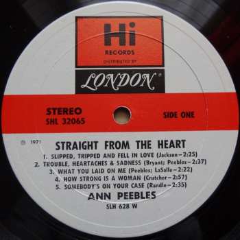 CD Ann Peebles: Straight From The Heart