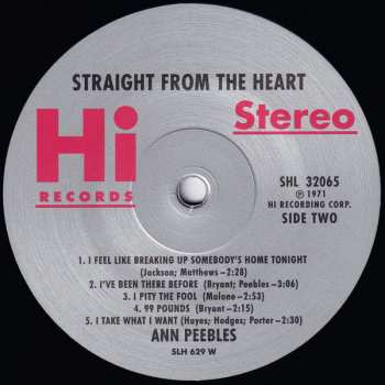 LP Ann Peebles: Straight From The Heart 406486
