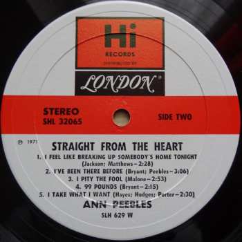 CD Ann Peebles: Straight From The Heart