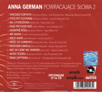 CD Anna German: Powracające Słowa 2 47464