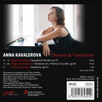 CD Anna Kavalerova: Themes & Variations 221509