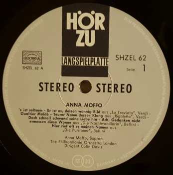 LP Anna Moffo: Arien Aus Den Italienischen Opern 365359