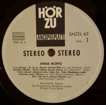 LP Anna Moffo: Arien Aus Den Italienischen Opern 365359