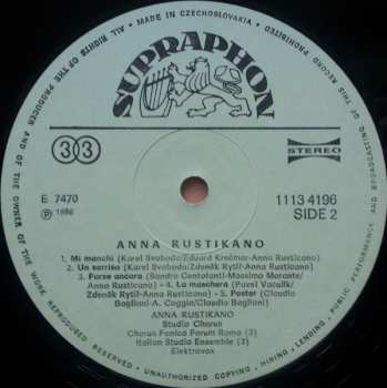 LP Anna Rusticano: Anna Rustikano 42450