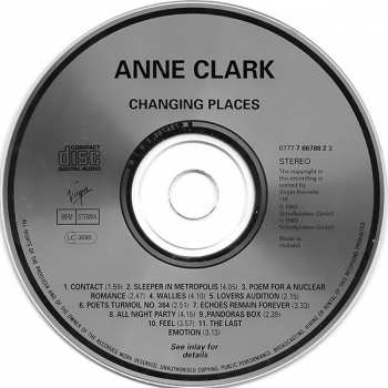 CD Anne Clark: Changing Places 272493