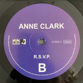 LP Anne Clark: R.S.V.P. 345825