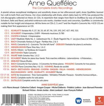 21CD/Box Set Anne Queffélec: The Complete Erato Recordings 427315