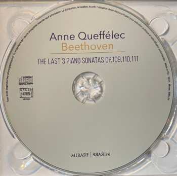 CD Anne Queffélec: The Last 3 Piano Sonatas Op. 109, 110, 111 424787