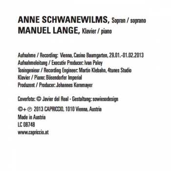 CD Anne Schwanewilms: Untitled 421289