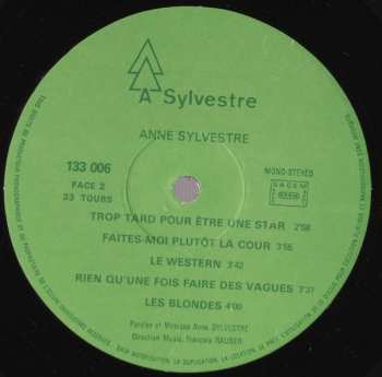 LP Anne Sylvestre: Écrire Pour Ne Pas Mourir 413685