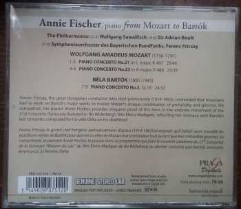 CD Annie Fischer: Mozart pianos concertos #21 & #23 Bartok piano concerto #3 276358