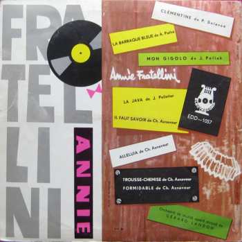 LP Annie Fratellini: Recital Annie Fratellini 331982