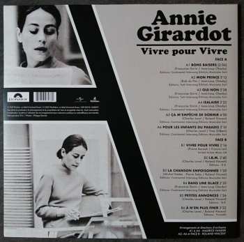 LP Annie Girardot: Vivre Pour Vivre 72246