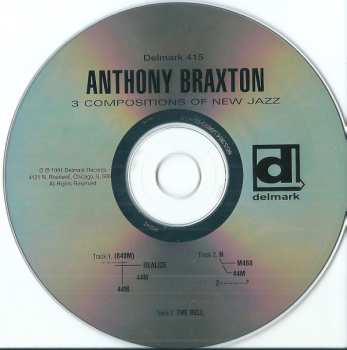 CD Anthony Braxton: 3 Compositions Of New Jazz 455679