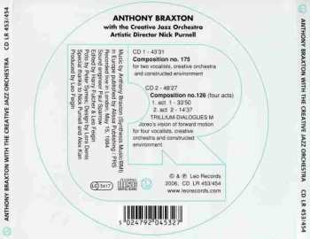 2CD Anthony Braxton: Composition No. 175,  Composition No. 126 Trillium-Dialogues M 303511