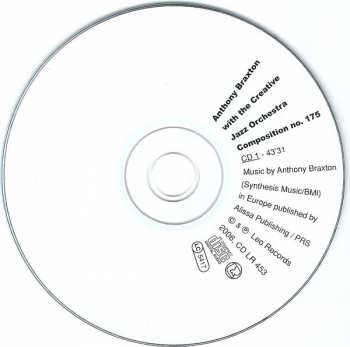 2CD Anthony Braxton: Composition No. 175,  Composition No. 126 Trillium-Dialogues M 303511