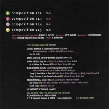 CD Anthony Braxton: Four Compositions (GTM) 2000 346496