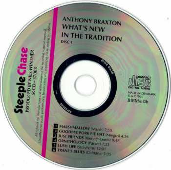 2CD Anthony Braxton: What's New In The Tradition 314405