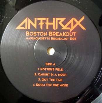 2LP Anthrax: Boston Breakout (Massachusetts Broadcast 1993) 398778