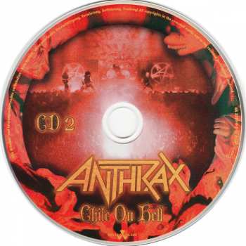 2CD/DVD Anthrax: Chile On Hell LTD 6937