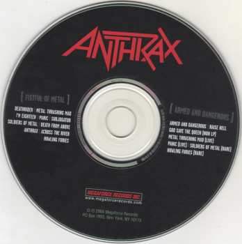 CD Anthrax: Fistful Of Metal & Armed And Dangerous 12793
