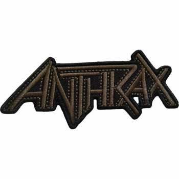 Merch Anthrax: Nášivka Brown Logo Anthrax