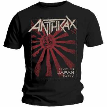 Merch Anthrax: Tričko Live In Japan  S